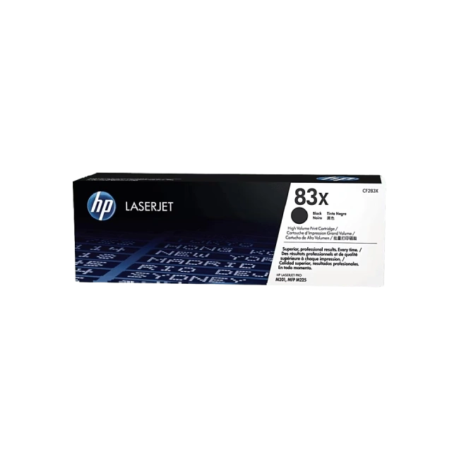 HP 83X - Alto rendimiento - negro - original - LaserJet - cartucho de tóner (CF283X) - para LaserJet Pro M201, M202, MFP M125, MFP M127, MFP M225-3