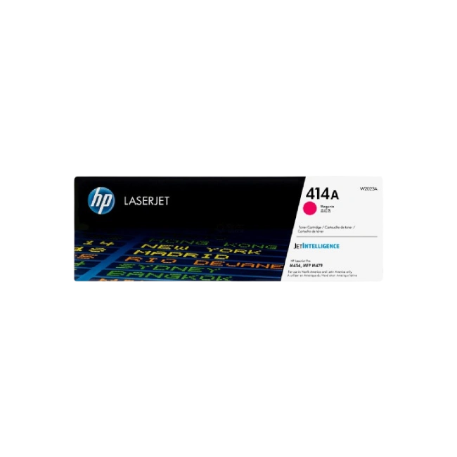 HP 414A - Magenta - original - LaserJet - cartucho de tóner (W2023A) - para Color LaserJet Enterprise M455, MFP M480; Color LaserJet Pro M454, M479, MFP M479-7
