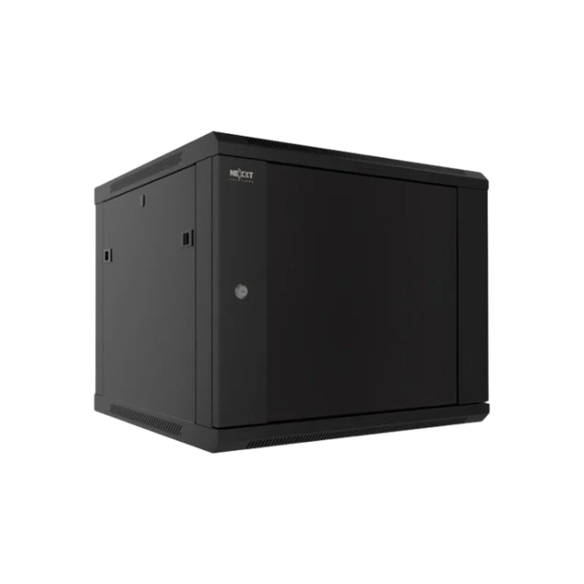 Nexxt Solutions - Rack armario - instalable en pared - RAL 9005, negro barniz - 15U - 19"-4