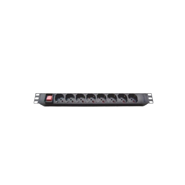 Nexxt Solutions Infrastructure - Power distribution unit - Rack-mountable - AC 220-250 V - 8 Tomas de Corriente - UNIV NEMA 15A 1U-1