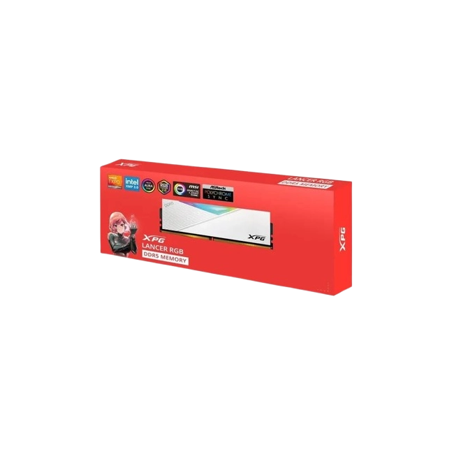 Memoria RAM XPG AX5U5200C3816G-CLARWH PC 16GB DDR5 5200MHz PC5-41600 Lancer RGB Aura Sync