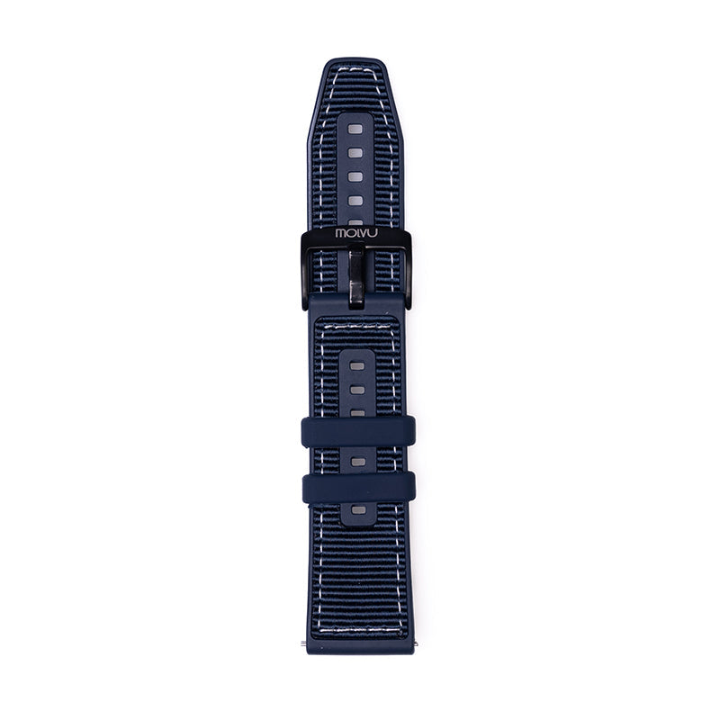 Reloj T7 Negro + Pulsera azul c/bordado-4