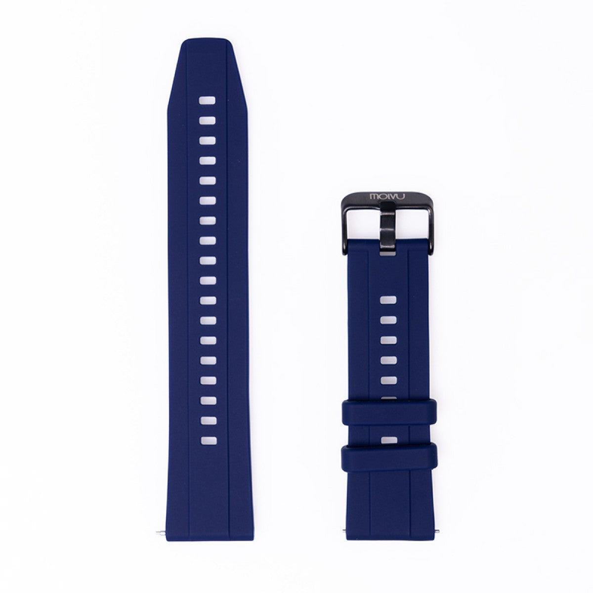 RELOJ T8 NEGRO + PULSERA SILICÓN AZUL MARINO-5
