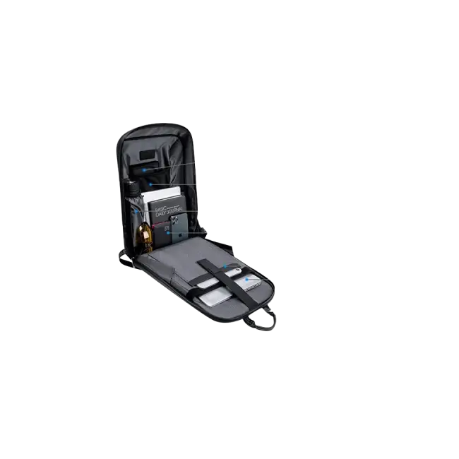 Mochila Arctic Hunter B00451 para Laptop 15.6" Color Negro