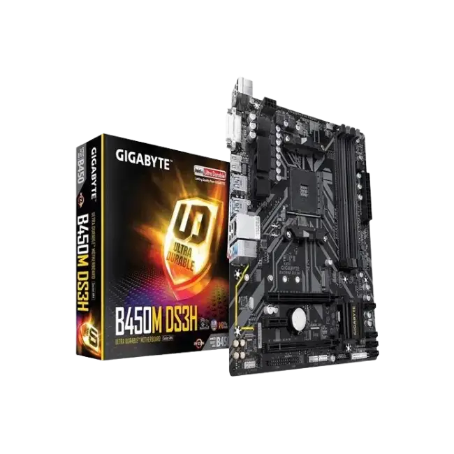 Tarjeta Madre Gigabyte B450M DS3H V2 AM4
