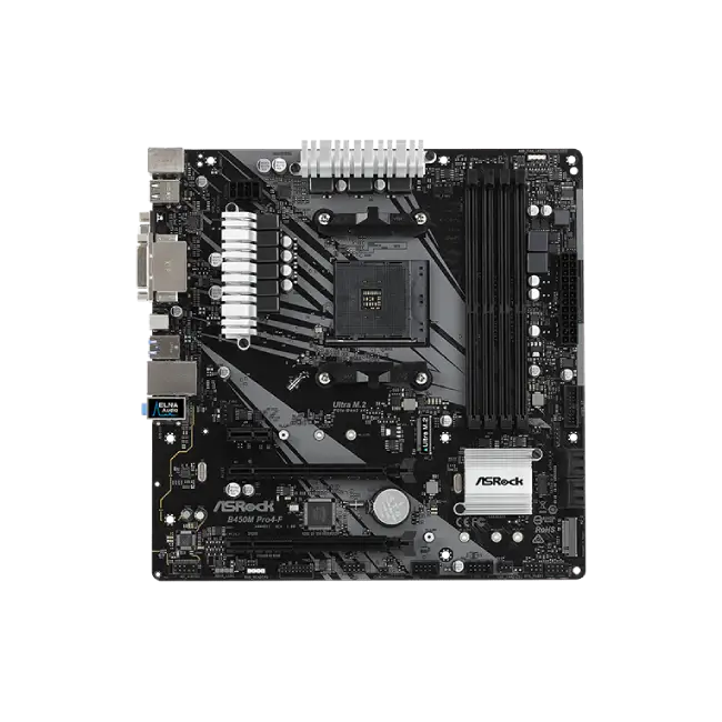 Tarjeta Madre Asrock  B450M PRO4 FR2 AMD
