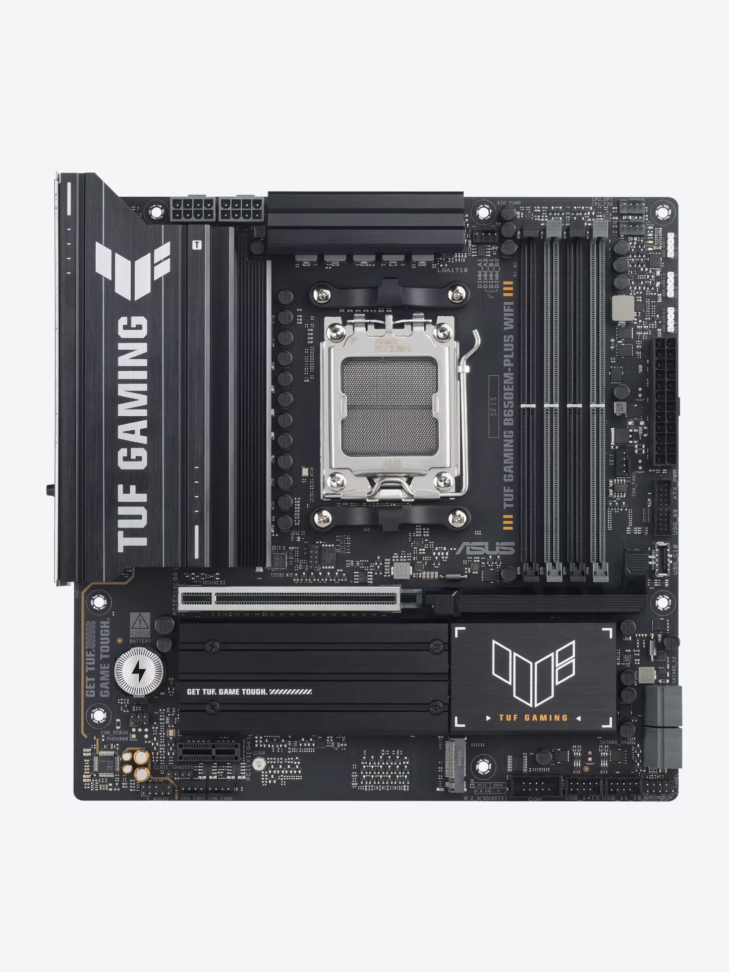 TARJETA MADRE ASUS TUF GAMING B650EM-PLUS WIFI AM5 MICRO-ATX DDR5 90MB1LU0-M0EAY0-1