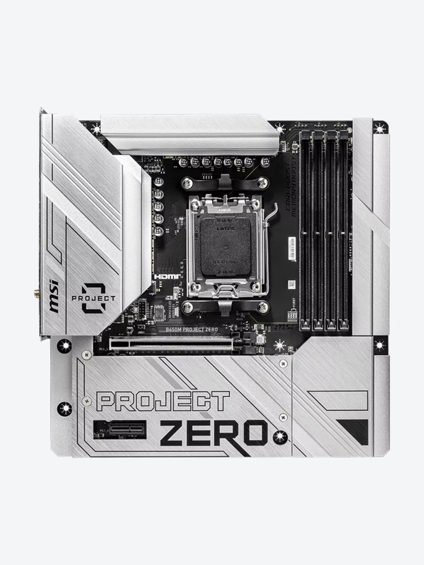 TARJETA MADRE MSI B650M PROJECT ZERO MATX DDR5 911-7E09-003