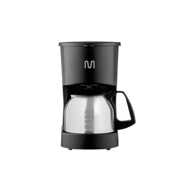 CAFETERA ELÉCTRICA JARRA DE ACERO INOX. 5 TAZAS PEQUEÑAS-5