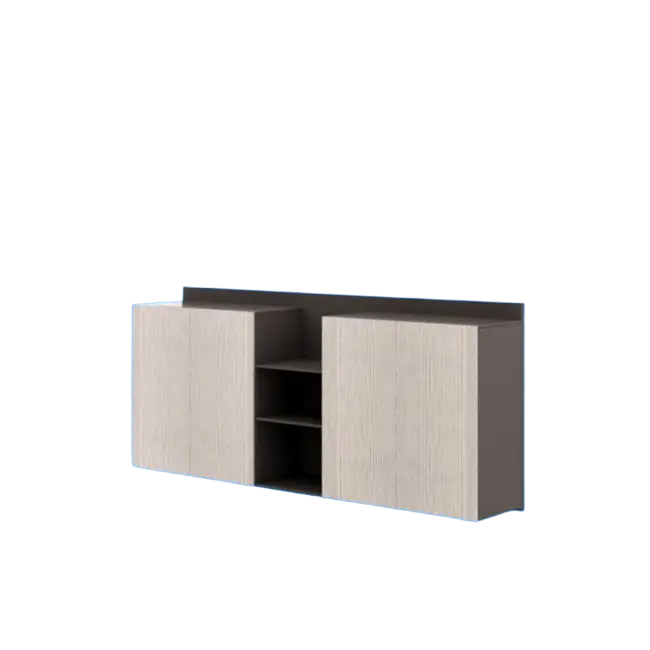 Gabinete Mediano Beiia-WJG Color Madera con Gris-2