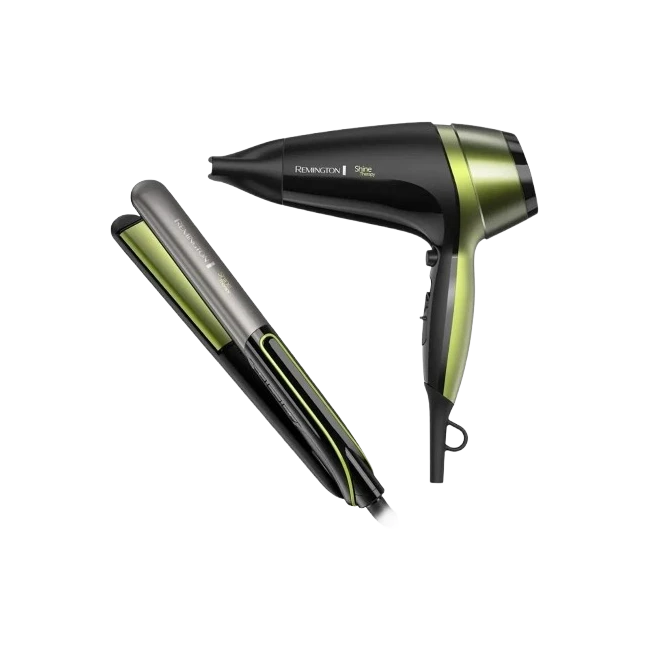 Combo Shine Therapy Remington Plancha Alisadora Y Rizador de Aguacate y Macadamia-2