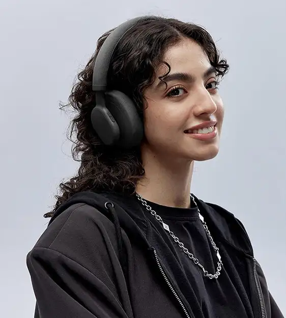 Headset Bianco Inalambrico Fingertime ANC-01 BI-ANC-001BK Color Negro-3