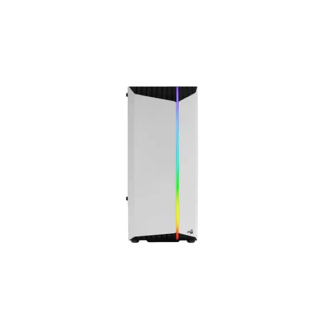 Case Gamer Aerocool BIONIC-G-WT-V2 Media Torre RGB Vidrio Templado Color Blanco-2