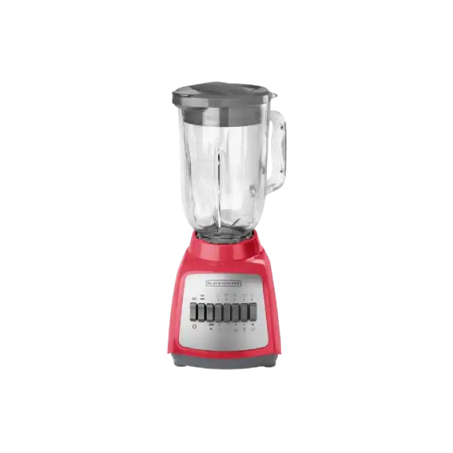 Licuadora Black+Decker BLBD210GP 10 Velocidades 550 Watts Jarra de Vidrio Color Rosado