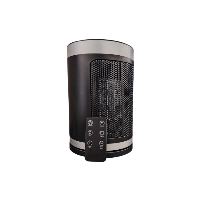 Calefactor Bianco BNC-1500W-BK Electico Portatil-3