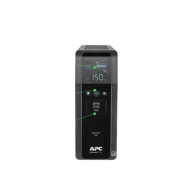 UPS APC BACK UPS PRO 1500VA 2 USB 120V-1