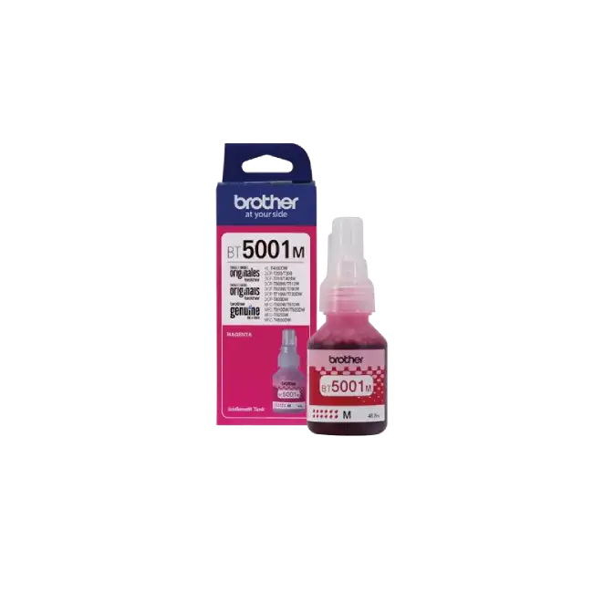 Botella de Tinta Brother BT5001M Ultra Alto Rendimiento Color Magenta-1