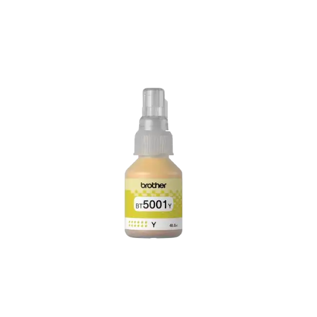 Botella de Tinta Brother BT5001Y Ultra Alto Rendimiento Color Amarillo-2