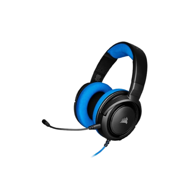 Headset Corsair HS35 Stereo Color Azul CA-9011196-NA-1