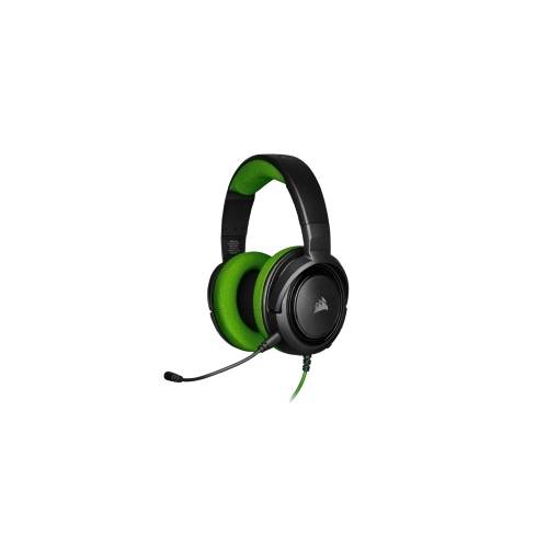 HEADSET GAMING CORSAIR HS35 STEREO COLOR NEGRO CON VERDE