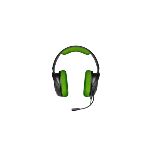 HEADSET GAMING CORSAIR HS35 STEREO COLOR NEGRO CON VERDE