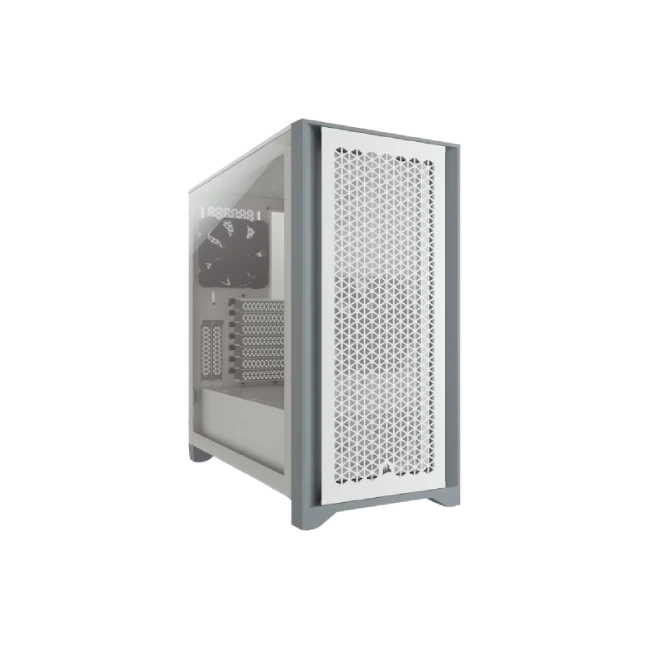 Case Gamer Corsair CC-9011201-WW 4000D Airflow Media Torre ATX Vidrio Templado Color Blanco
