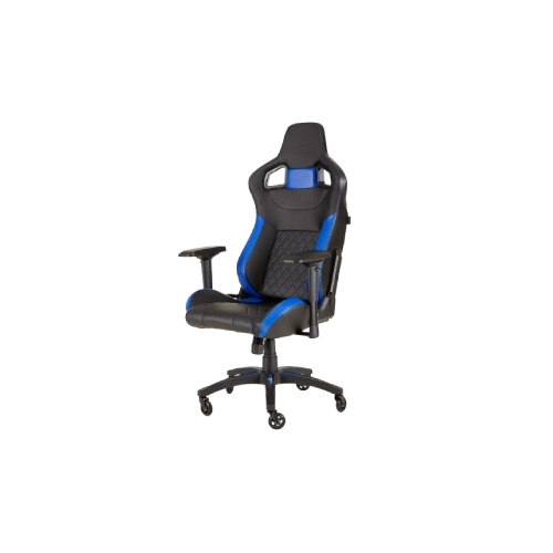 SILLA GAMING CORSAIR T1 RACE 2018 COLOR NEGRO CON AZUL-6