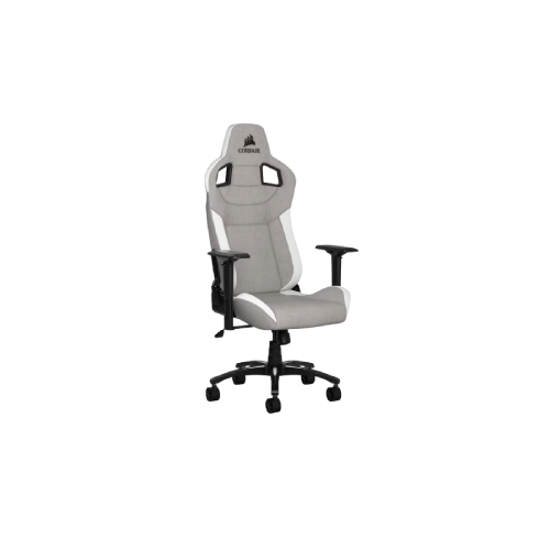 SILLA GAMING CORSAIR T3 RUSH COLOR GRIS CON BLANCO