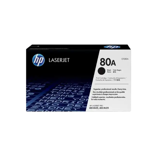 TONER 80A (CF280A) COLOR NEGRO HP