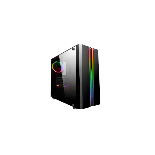 Case Gamer Eagle Warrior Tlaloc CG05R RGB Front-3