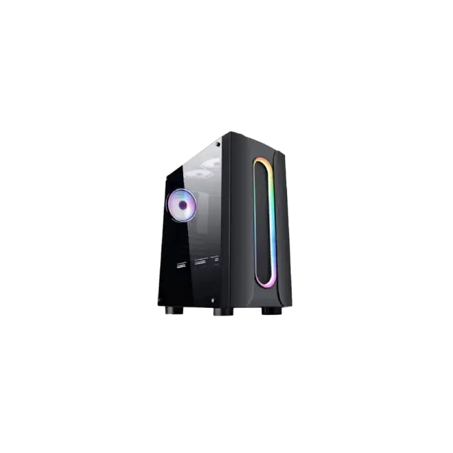 Case Gamer Eagle Warrior Loop de Vidrio Black U2*2+U3+HD-1