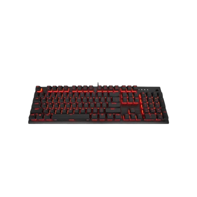TECLADO GAMING CORSAIR K60 PRO MECANICO RED CHERRY LED