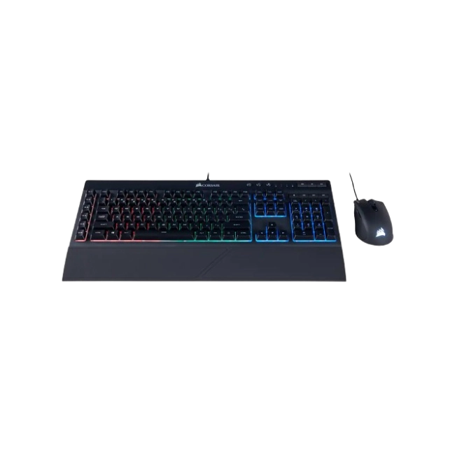 Teclado Y Mouse Corsair UBS K55 RGB Pro + Harpoon CH-9226865-SP-1