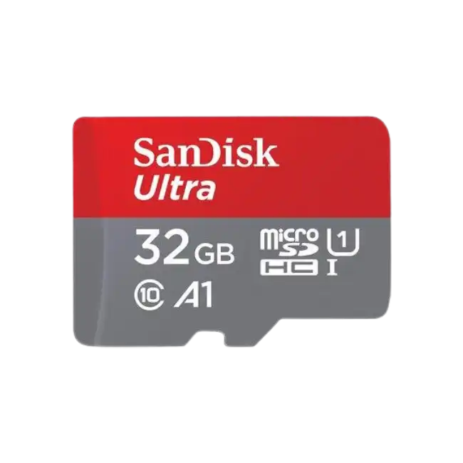 SanDisk Ultra - Tarjeta de memoria flash (adaptador microSDHC a SD Incluido) - 32 GB - Class 10 - microSDHC UHS-I-4