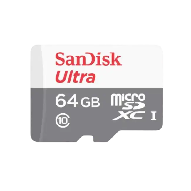 SanDisk Ultra - Tarjeta de memoria flash (adaptador microSDHC a SD Incluido) - 64 GB - Class 10 - microSDXC UHS-I-1
