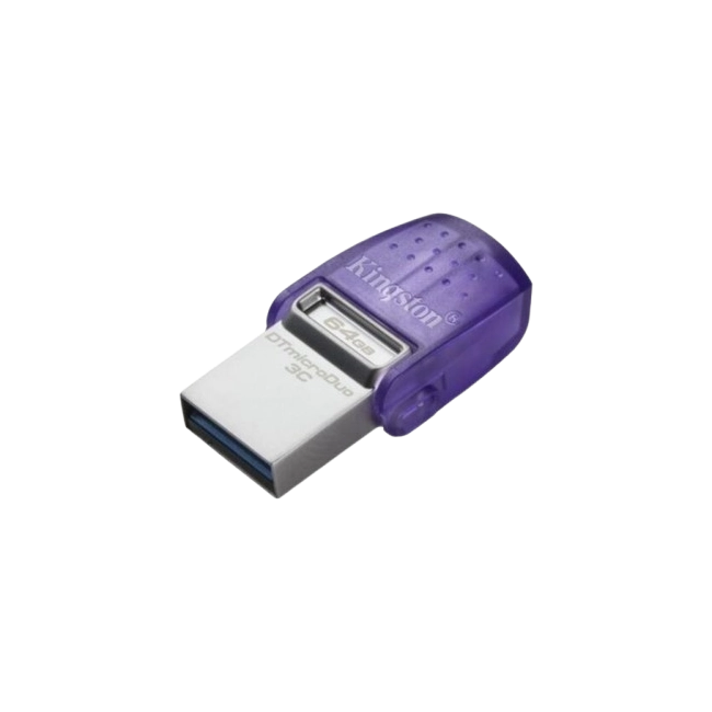 Kingston DataTraveler microDuo 3C - Unidad flash USB - 64 GB - USB 3.2 Gen 1 / USB-C-2