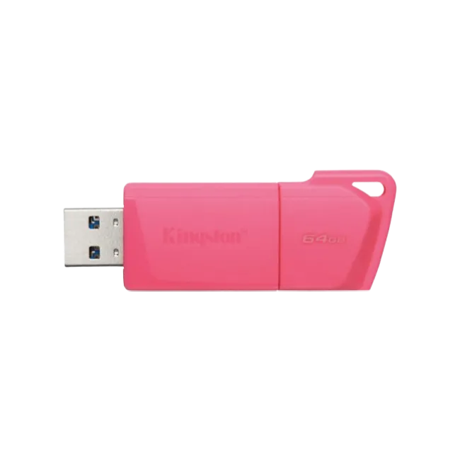 Kingston - USB flash drive - 64 GB - USB 3.2 Gen 1 - NEON (PINK)-2
