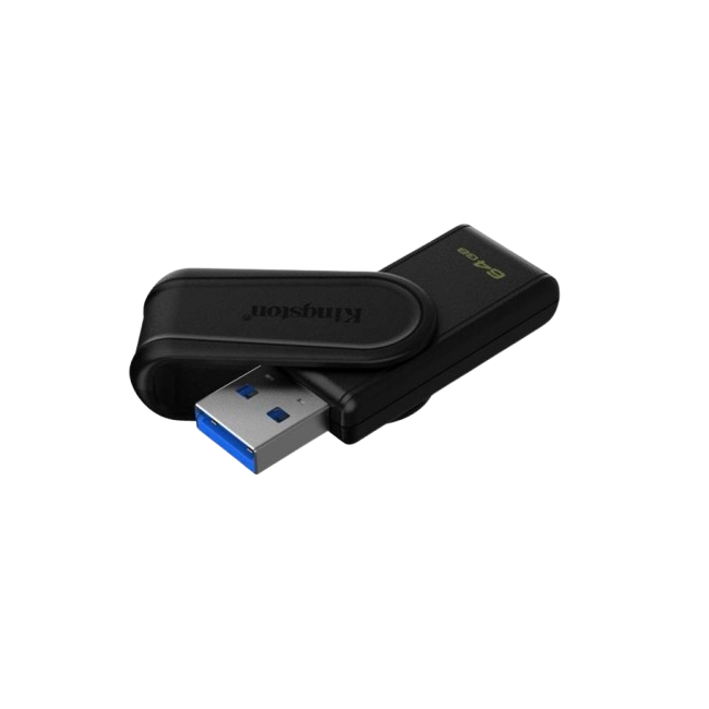 Kingston - USB flash drive - USB 3.2 Gen 1 - DataTraveler Exodia S Black-3