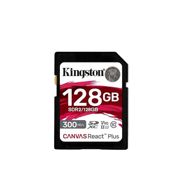 Kingston - Flash memory card - SD Memory Card - 128GB Canvas React Plus-1