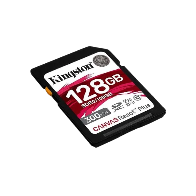 Kingston - Flash memory card - SD Memory Card - 128GB Canvas React Plus-4