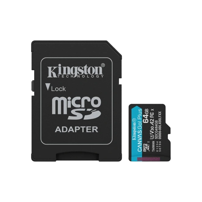 Kingston - Flash memory card - SDXC Canvas - 128GB SDXC Canvas Go Plus Gen4