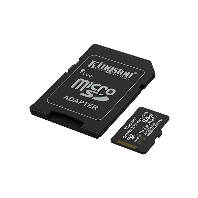 Kingston - Flash memory card - microSDHC - 64GB microSDXC Canvas Select P