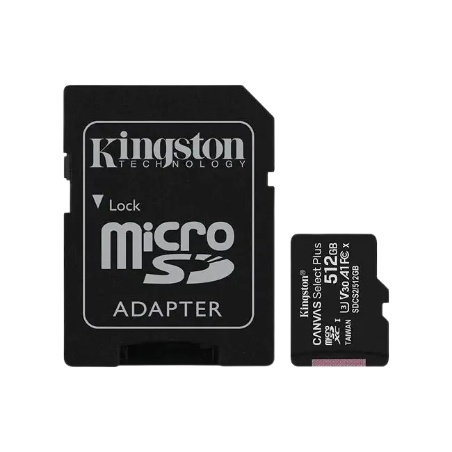 Kingston - Flash memory card - microSDHC - 512GB microSDXC Canvas Select