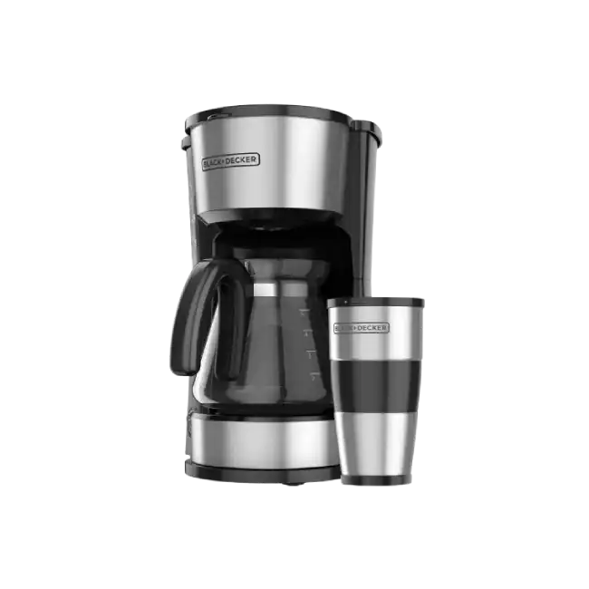 Cafetera Black+Decker CM0755S-MX de 5 Tazas Color Acero Inoxidable-3
