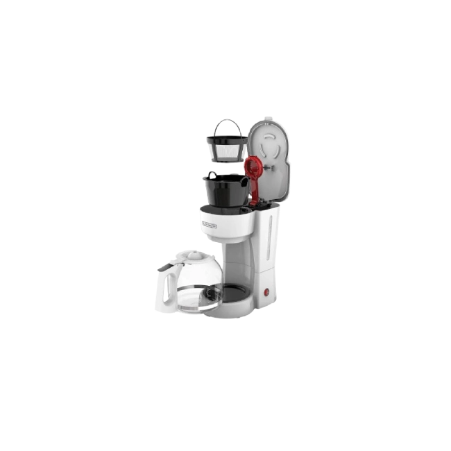 Cafetera Black+Decker CM0916W 12 Tazas Jarra de Vidrio Filtro Permanente/Apagado Color Blanco-4