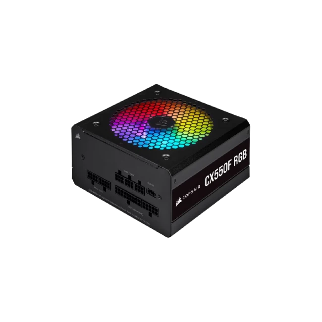Fuente de Poder Corsair CX-F RGB Series CX550F RGB Fully Modular