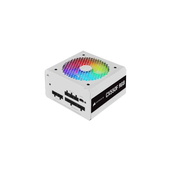 Fuente de Poder Corsair CX550F - 550 Watt 80PLUS Bronze Fully Modular RGB Color Blanco-1