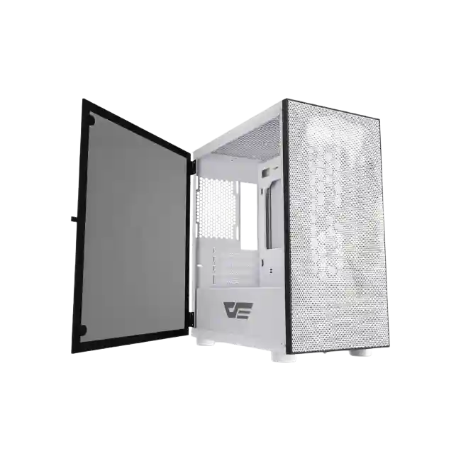 CASE DARKFLASH DLM21 MESH M-ATX MEDIA TORRE COLOR BLANCO-2