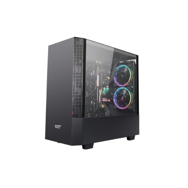 CASE DARKFLASH V22 MEDIA TORRE COLOR NEGRO