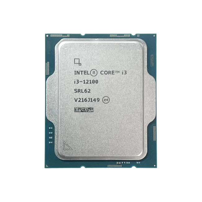 Intel Core i3 12100 - 3.3 GHz - 4 núcleos - 8 hilos - 12 MB caché - LGA1700 Socket - Caja-3
